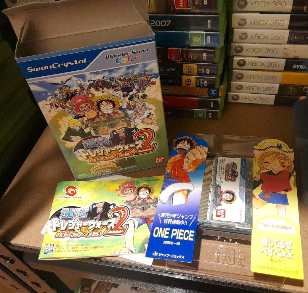 WonderSwan Color Swan Crystal One Piece Treasure Wars 2 Japan Boxed