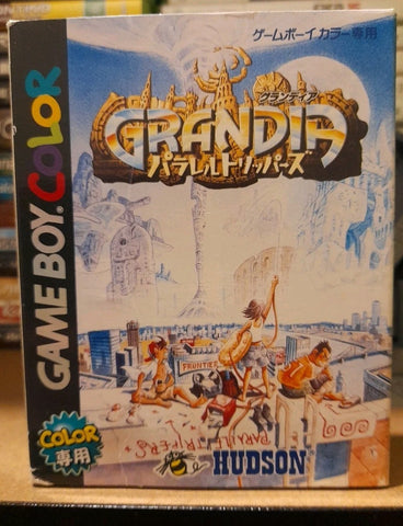 NINTENDO GAME BOY COLOR GBC Grandia: Parallel Trippers Japanese version boxed