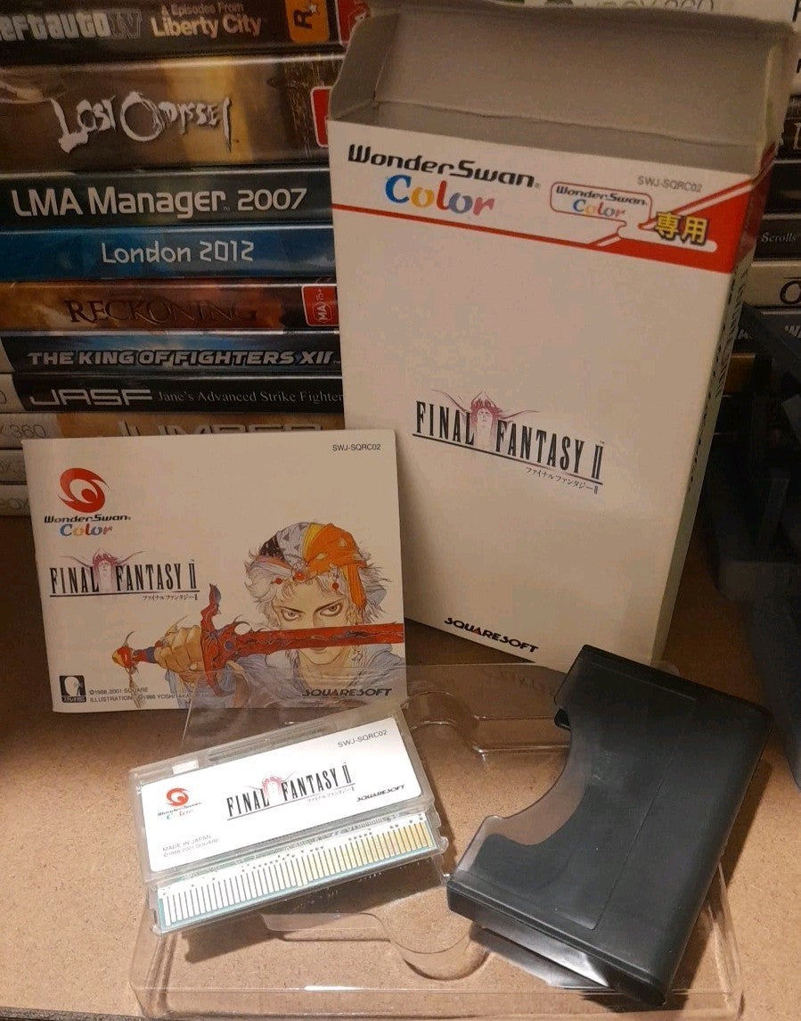 Final Fantasy 2 Boxed WonderSwan Japan Japanese Game