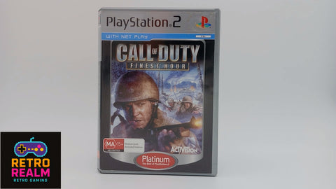 Call of Duty Finest Hour for PlayStation 2 PAL with Manual CIB