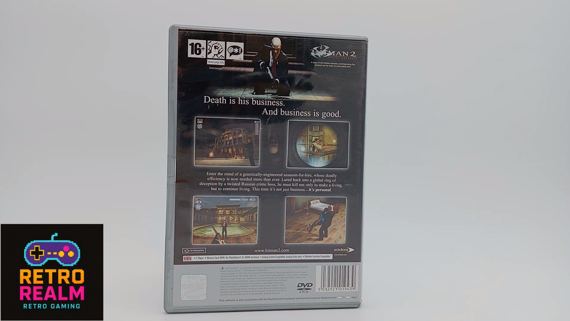 Hitman 2 Silent Assassin for PlayStation 2 PAL with Manual CIB