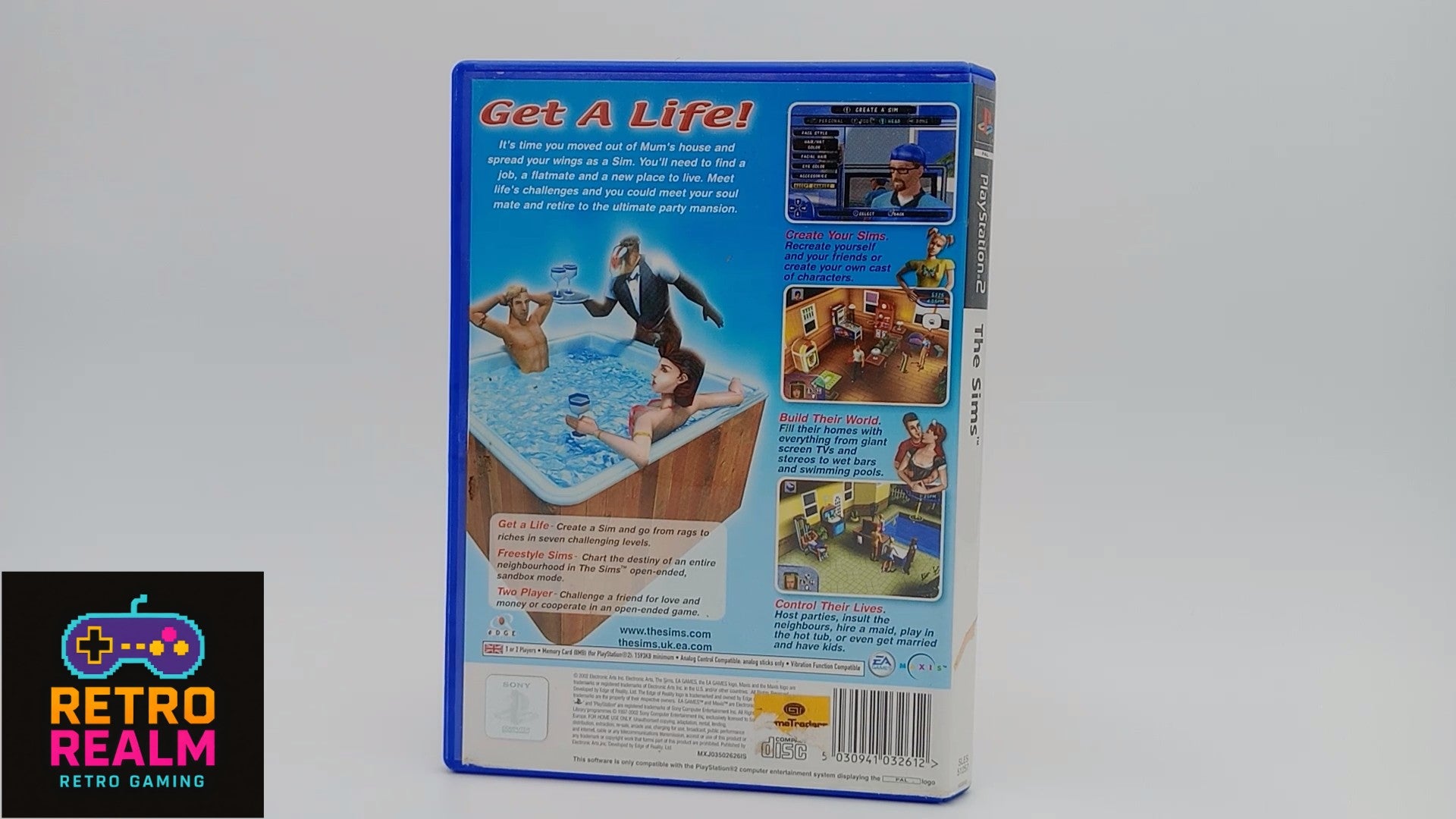 The Sims for PlayStation 2 PAL with Manual CIB
