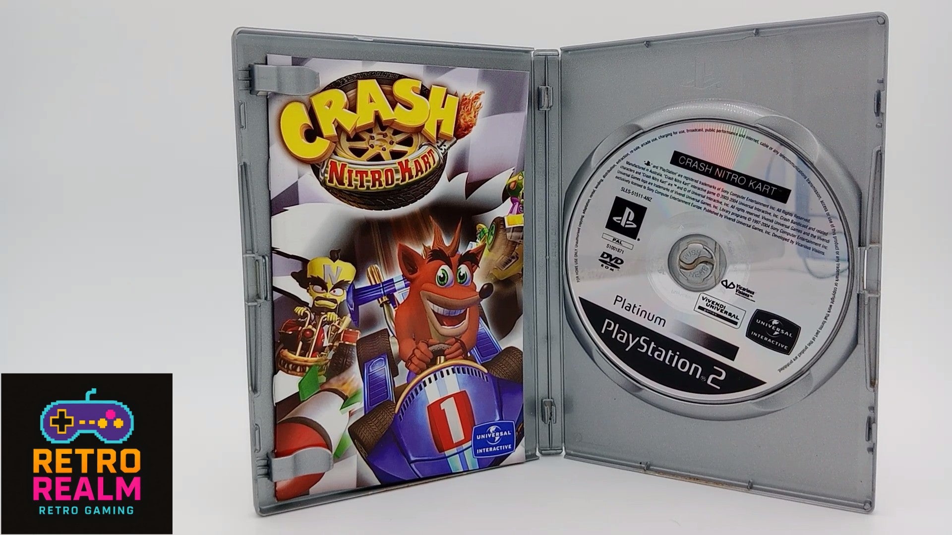 Crash Nitro Kart for PlayStation 2 PAL with Manual CIB