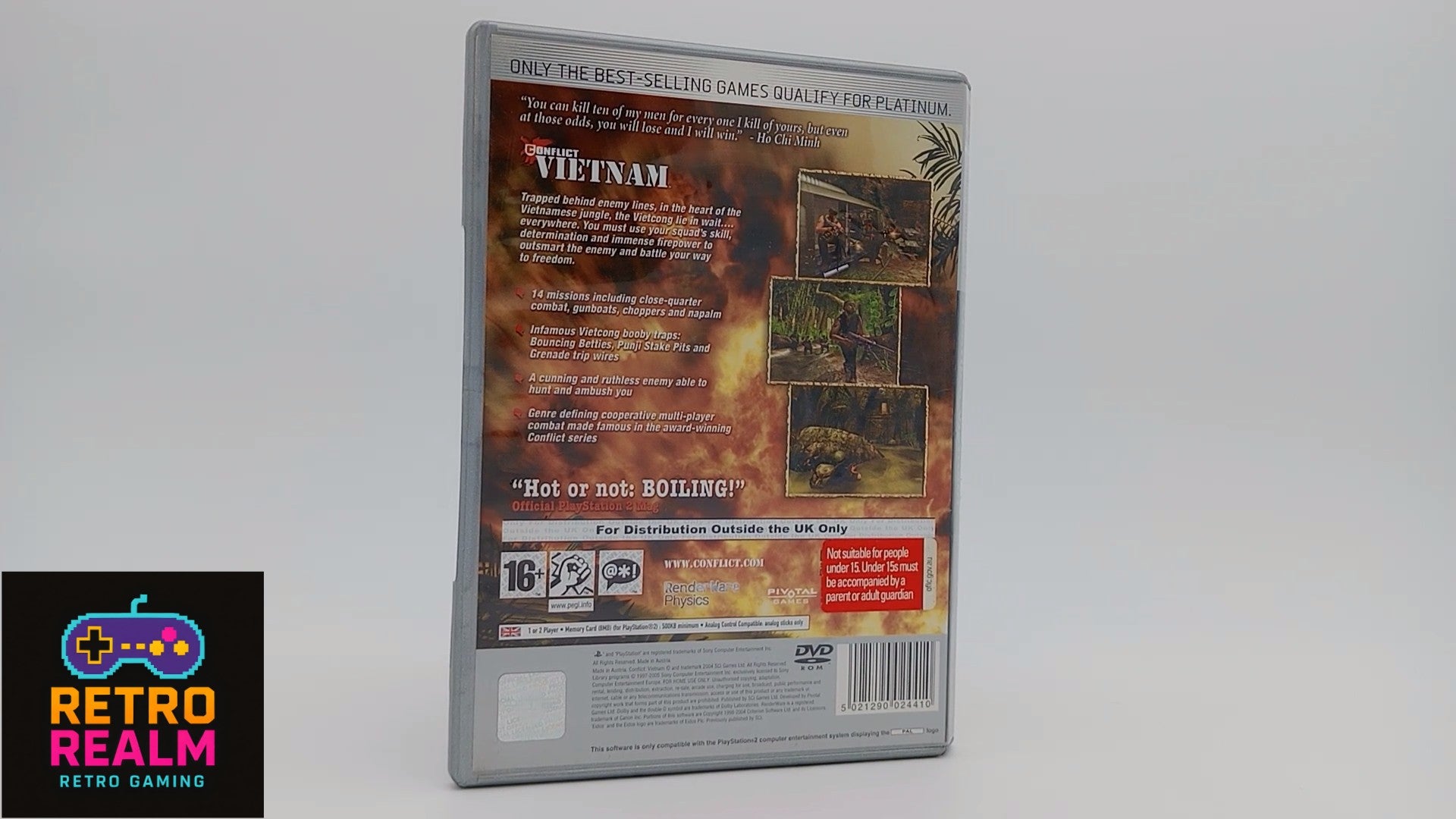 Conflict Vietnam for PlayStation 2 PAL with Manual CIB