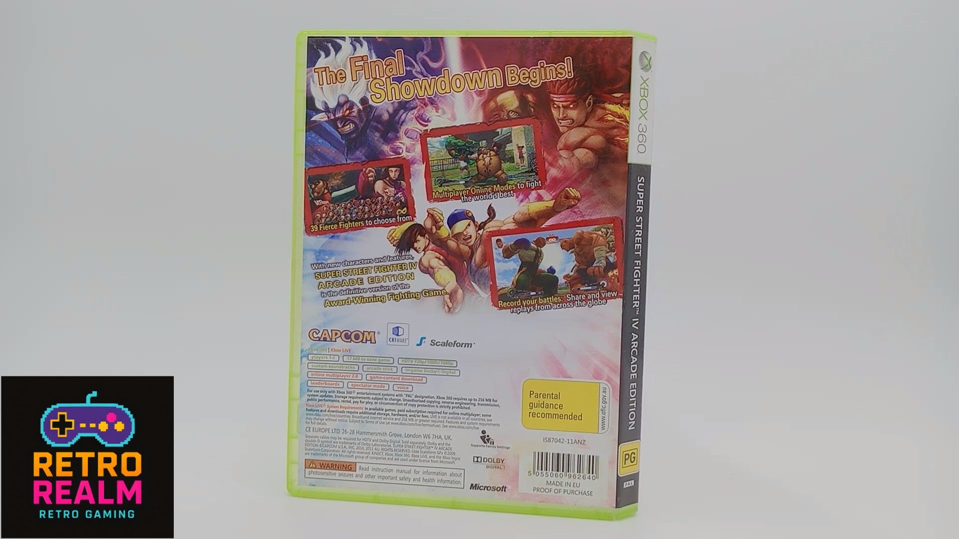 Super Street Fighter 4 Arcade Edition for XBOX 360 PAL No Manual