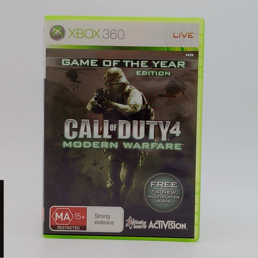 Call Of Duty 4 Modern Warfare for XBOX 360 PAL with Manual CID