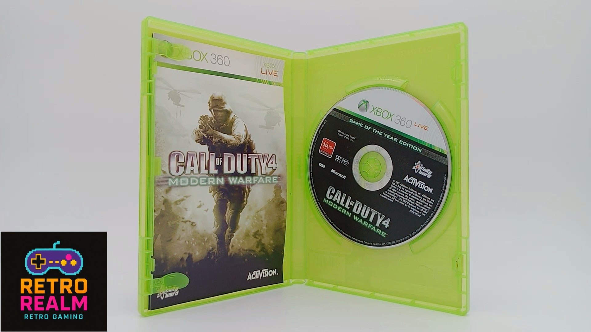 Call Of Duty 4 Modern Warfare for XBOX 360 PAL with Manual CID