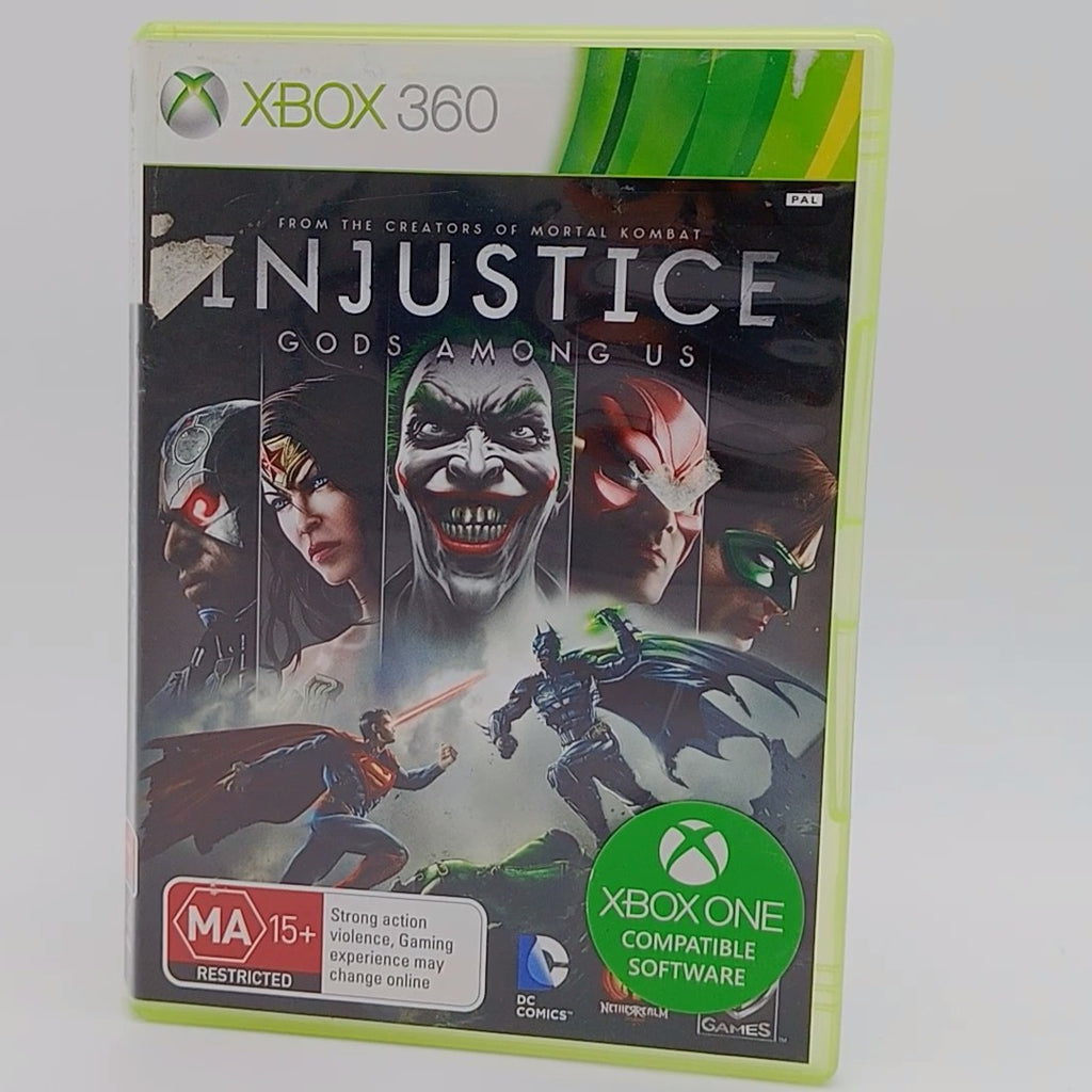 Injustice Gods Among Us for XBOX 360 PAL with Manual CID