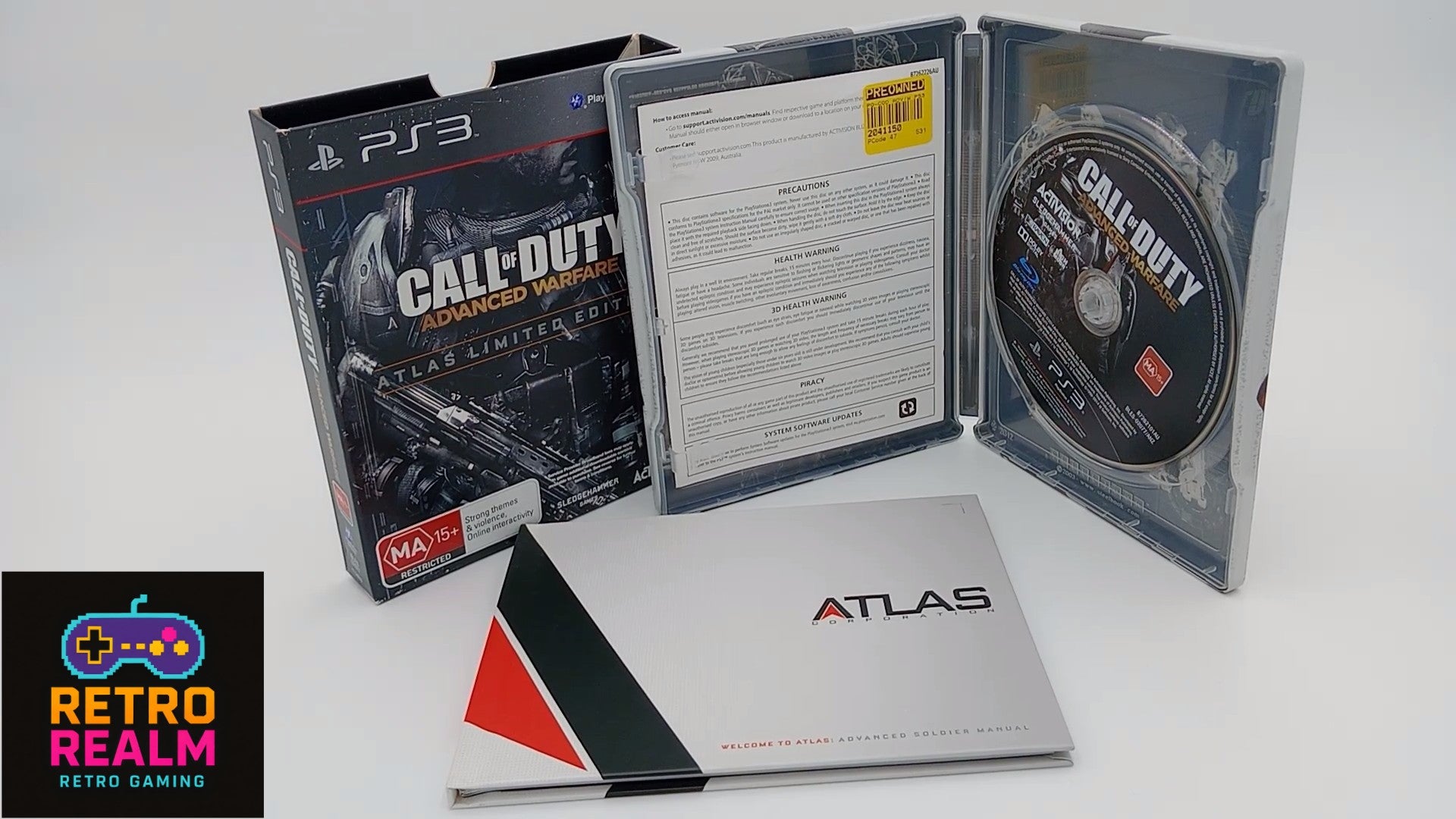 Call Of Duty Advanced Warfare Atlas Limited Edition for PlayStation 3 - Missing Parts