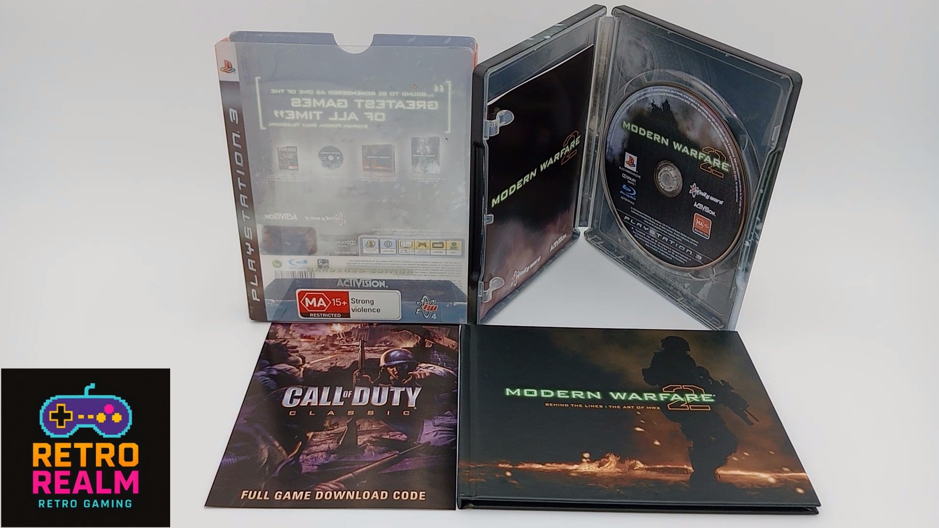Modern Warfare 2 Hardened Edition for PlayStation 3 CID with Steel Case, Art Book and Sleeve