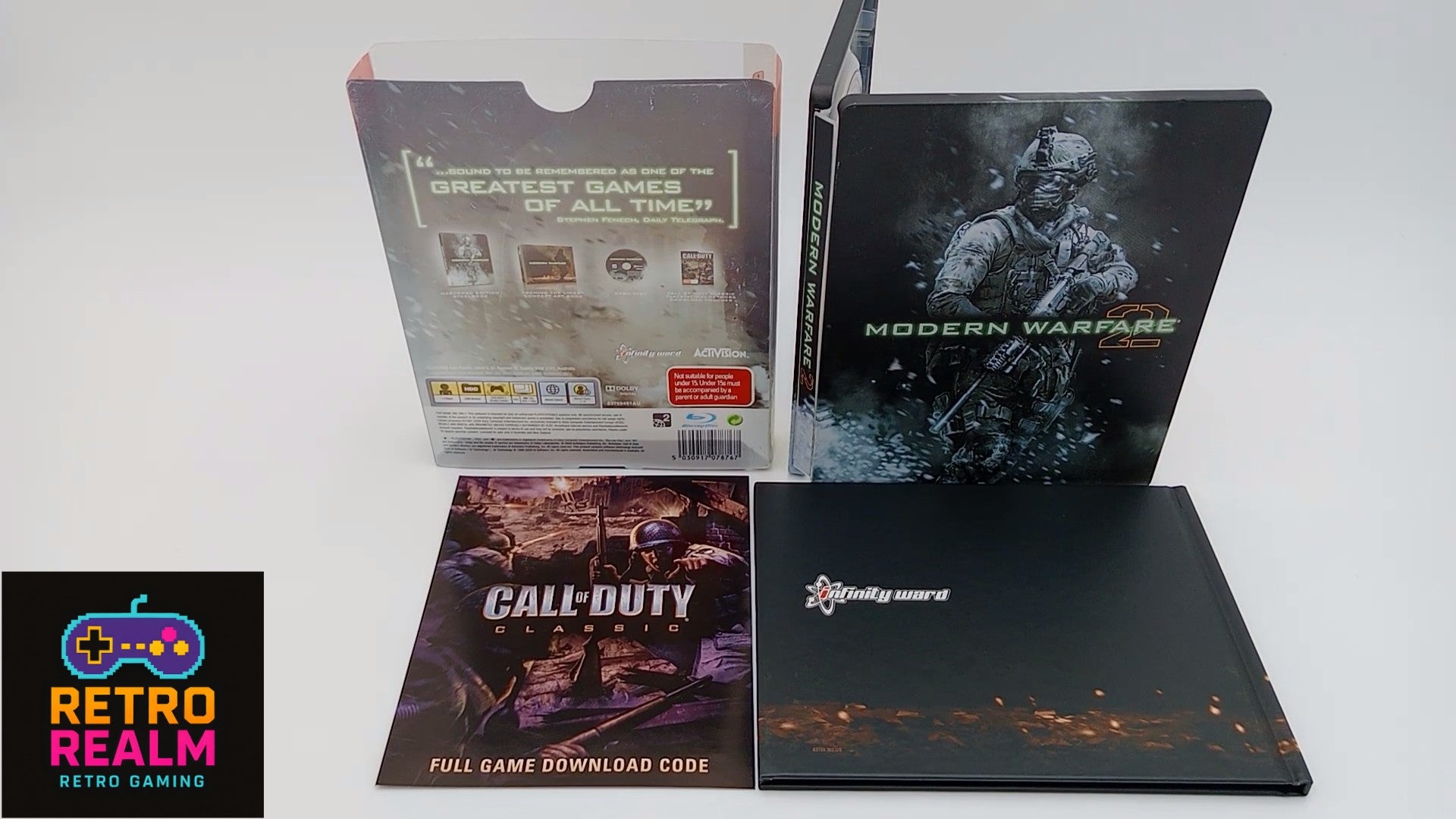 Modern Warfare 2 Hardened Edition for PlayStation 3 CID with Steel Case, Art Book and Sleeve