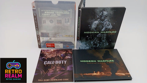 Modern Warfare 2 Hardened Edition for PlayStation 3 CID with Steel Case, Art Book and Sleeve