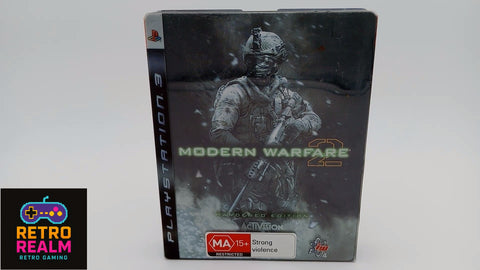 Modern Warfare 2 Hardened Edition for PlayStation 3 CID with Steel Case, Art Book and Sleeve