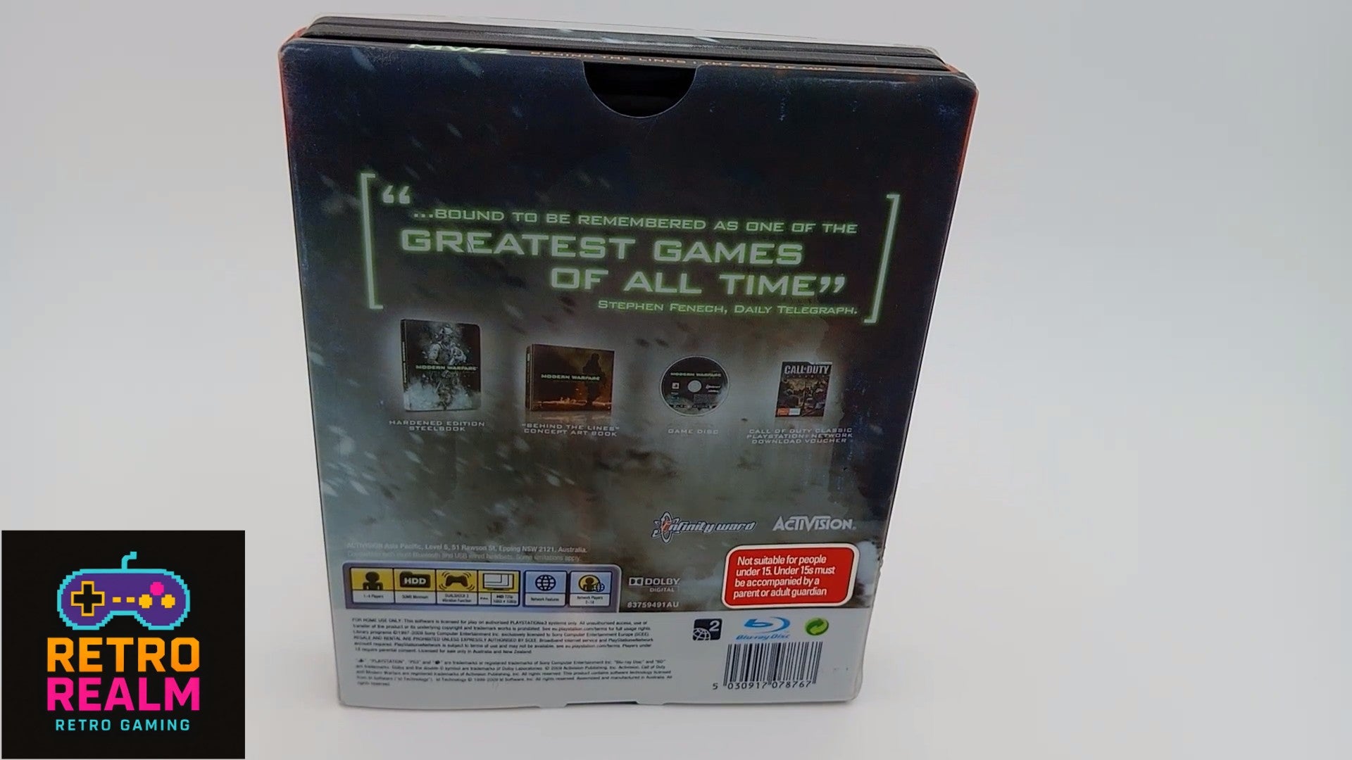 Modern Warfare 2 Hardened Edition for PlayStation 3 CID with Steel Case, Art Book and Sleeve