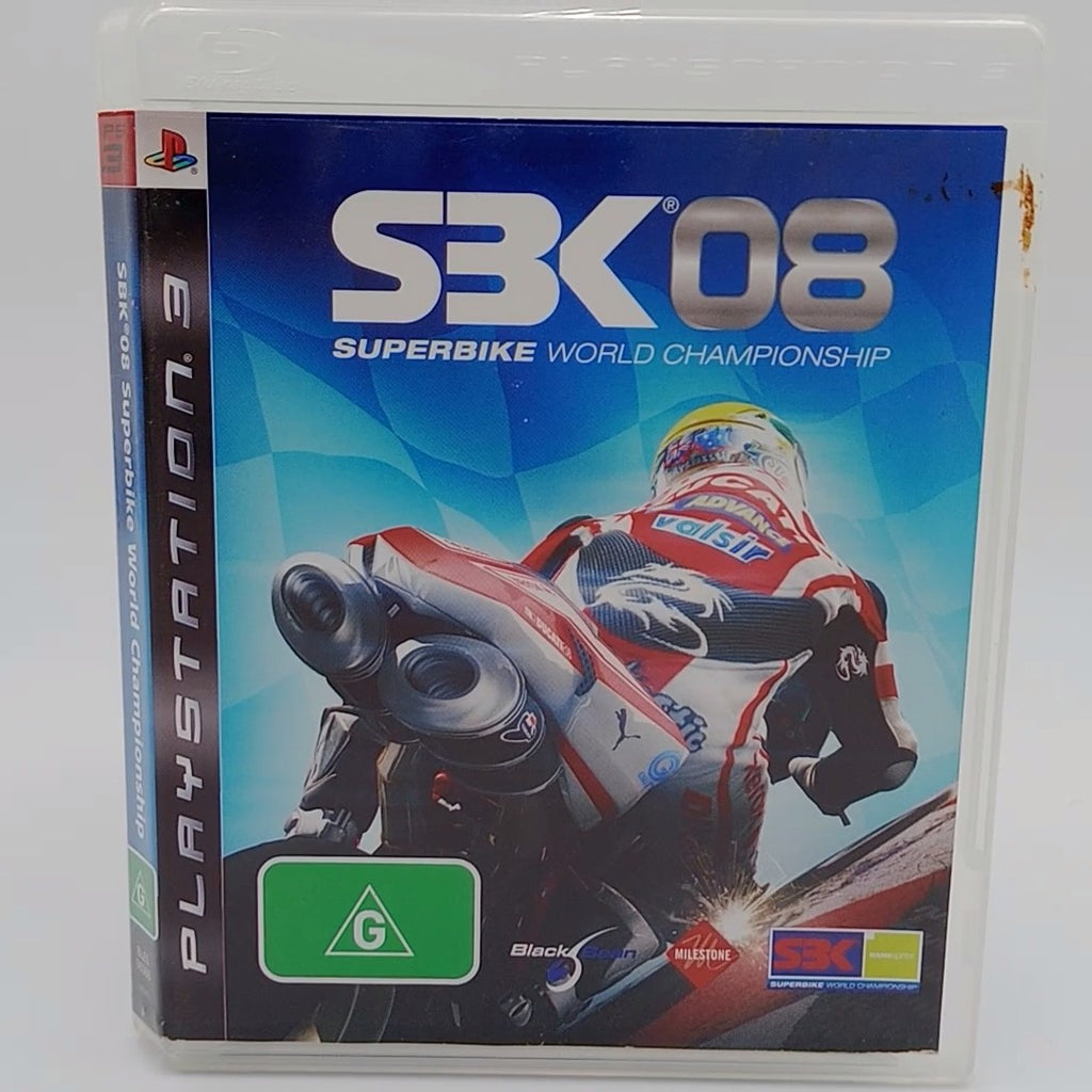 SBK 08 Superbike World Championship for PlayStation 3 with Manual CID
