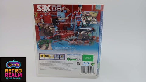 SBK 08 Superbike World Championship for PlayStation 3 with Manual CID