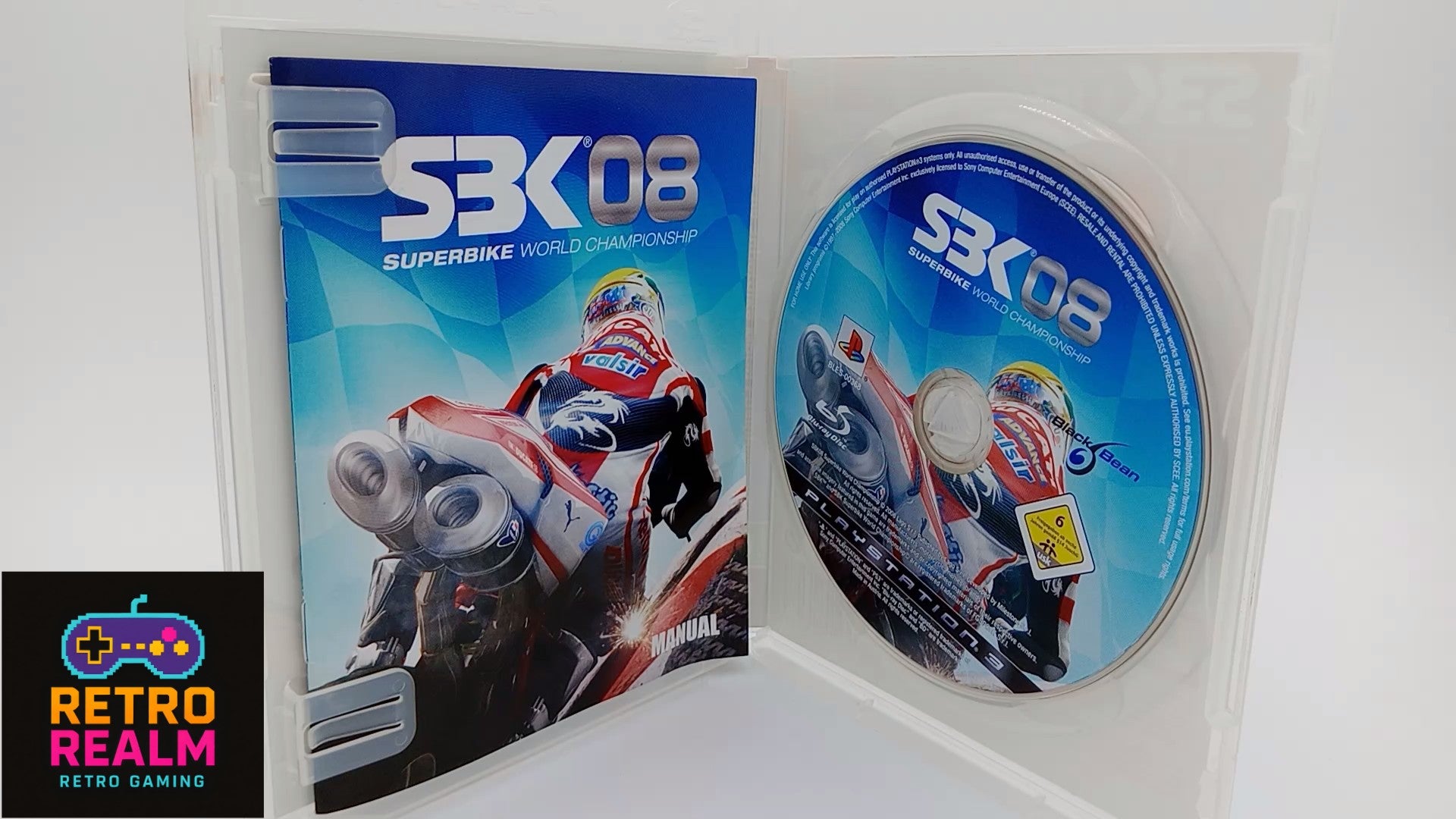 SBK 08 Superbike World Championship for PlayStation 3 with Manual CID