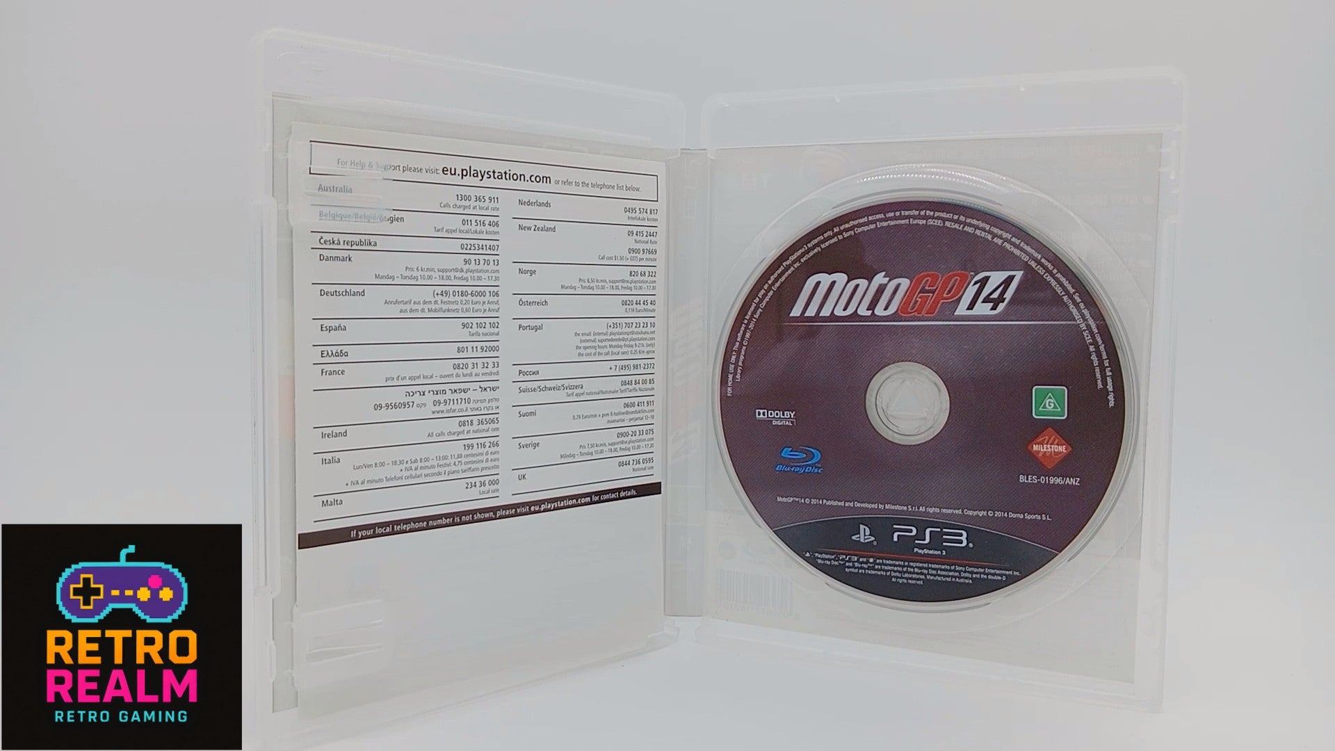 MotoGP 14 for PlayStation 3 - No Manual