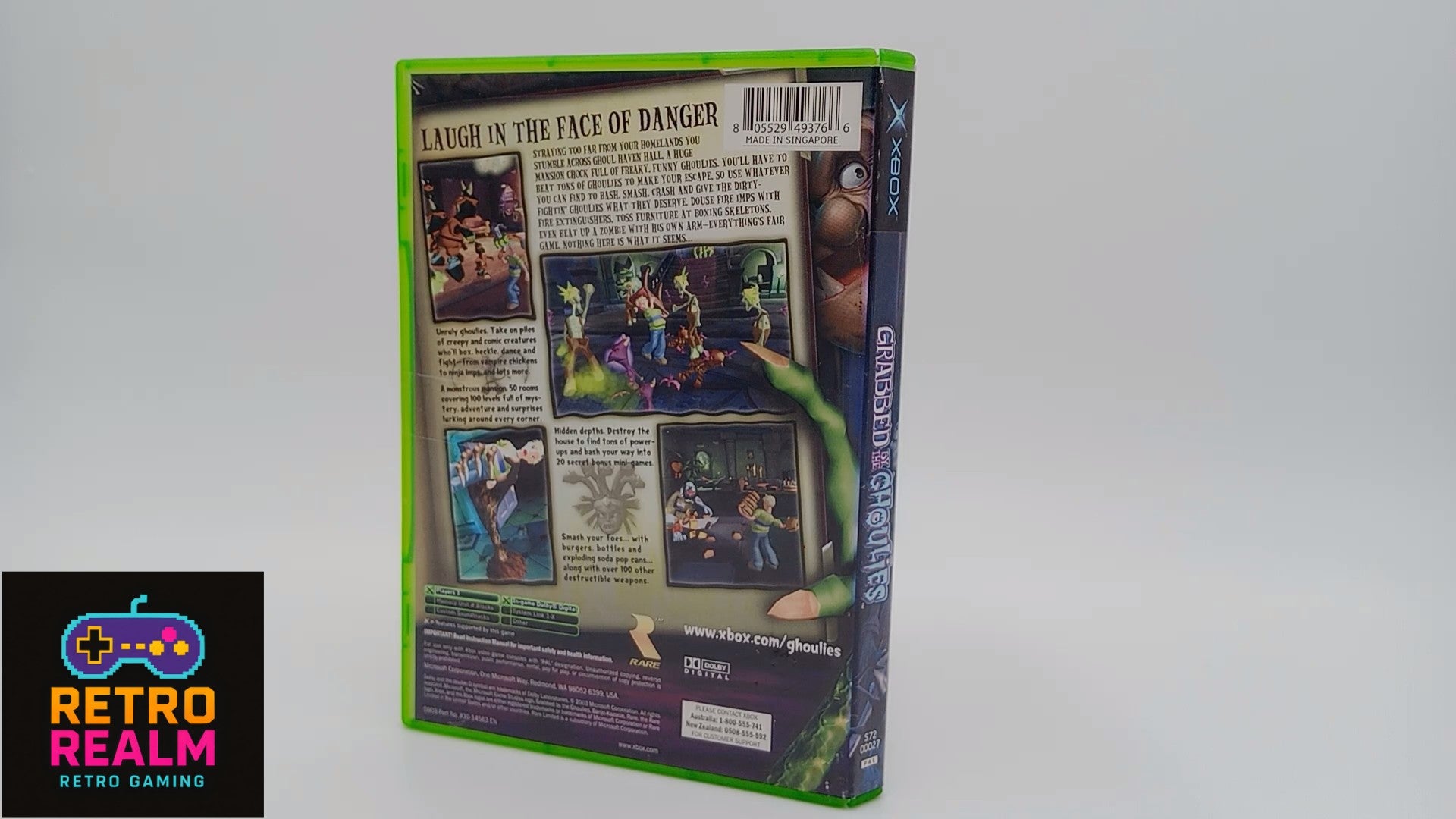 Grabbed By The Ghoulies for XBOX PAL CIB with Manual