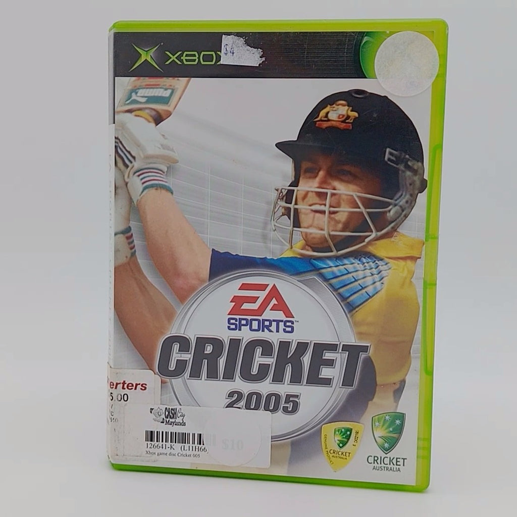 EA Sports Cricket 2005 for XBOX PAL CIB with Manual