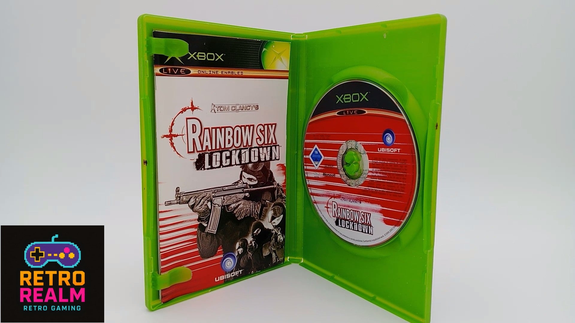 Tom Clancy's Rainbow Six Lockdown for XBOX PAL CIB with Manual