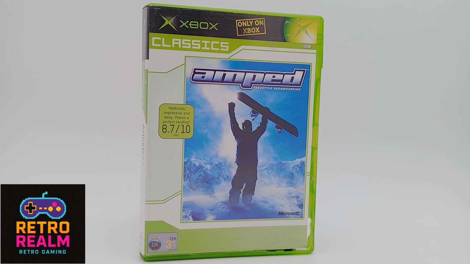 Amped Freestyle Snowboarding for XBOX PAL some damage to case CIB with Manual
