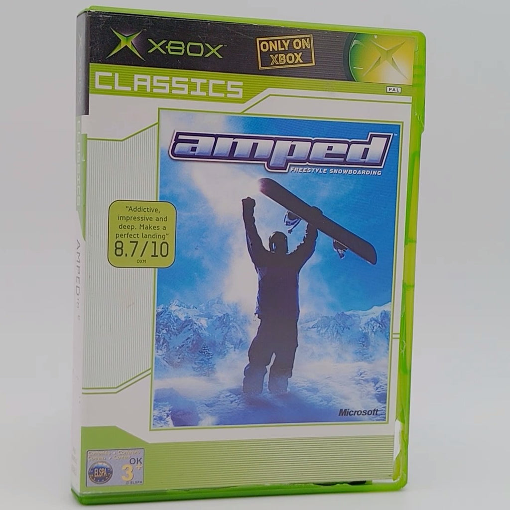 Amped Freestyle Snowboarding for XBOX PAL some damage to case CIB with Manual