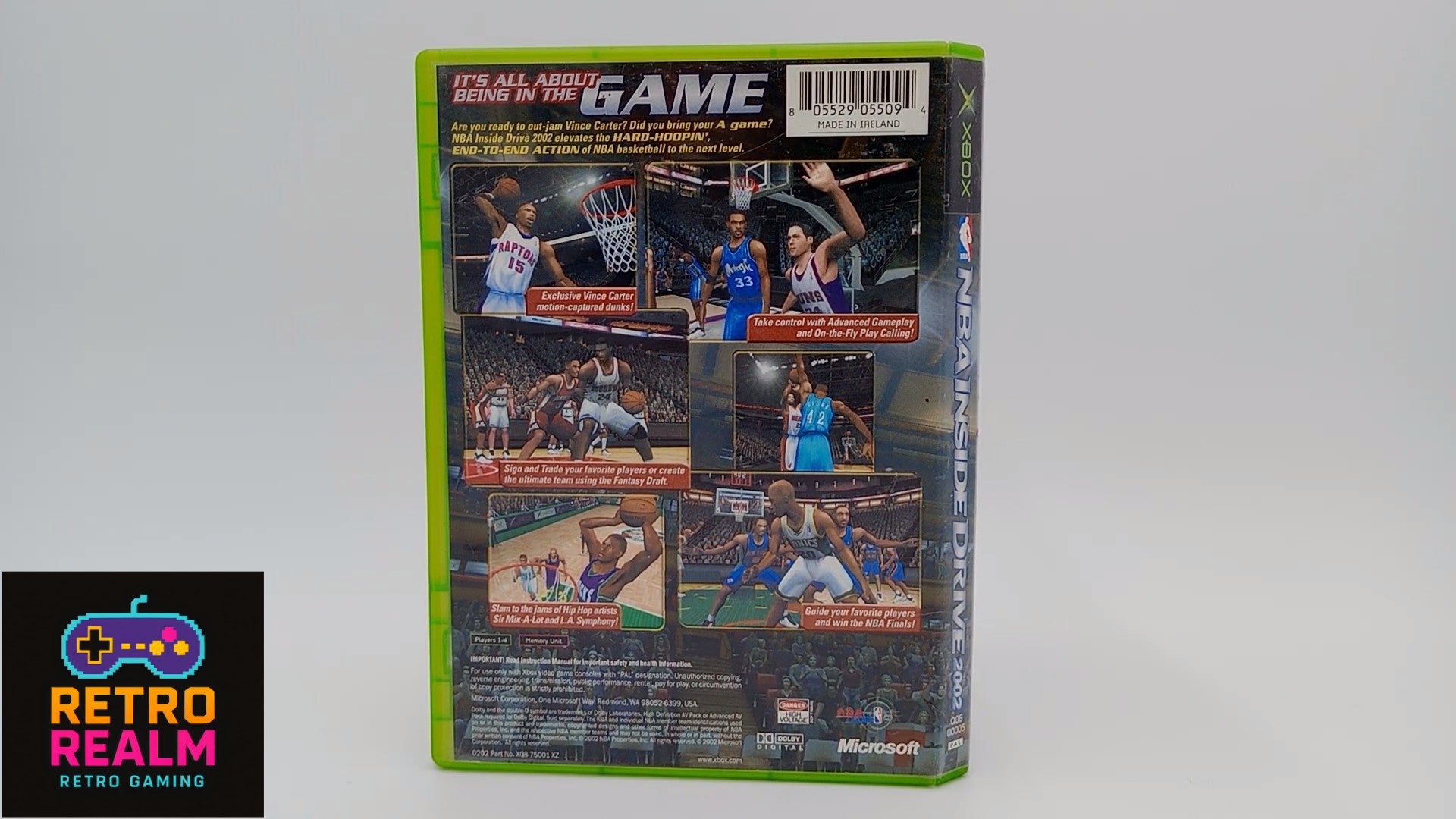 NBA Inside Drive 2002 for XBOX PAL CIB with Manual
