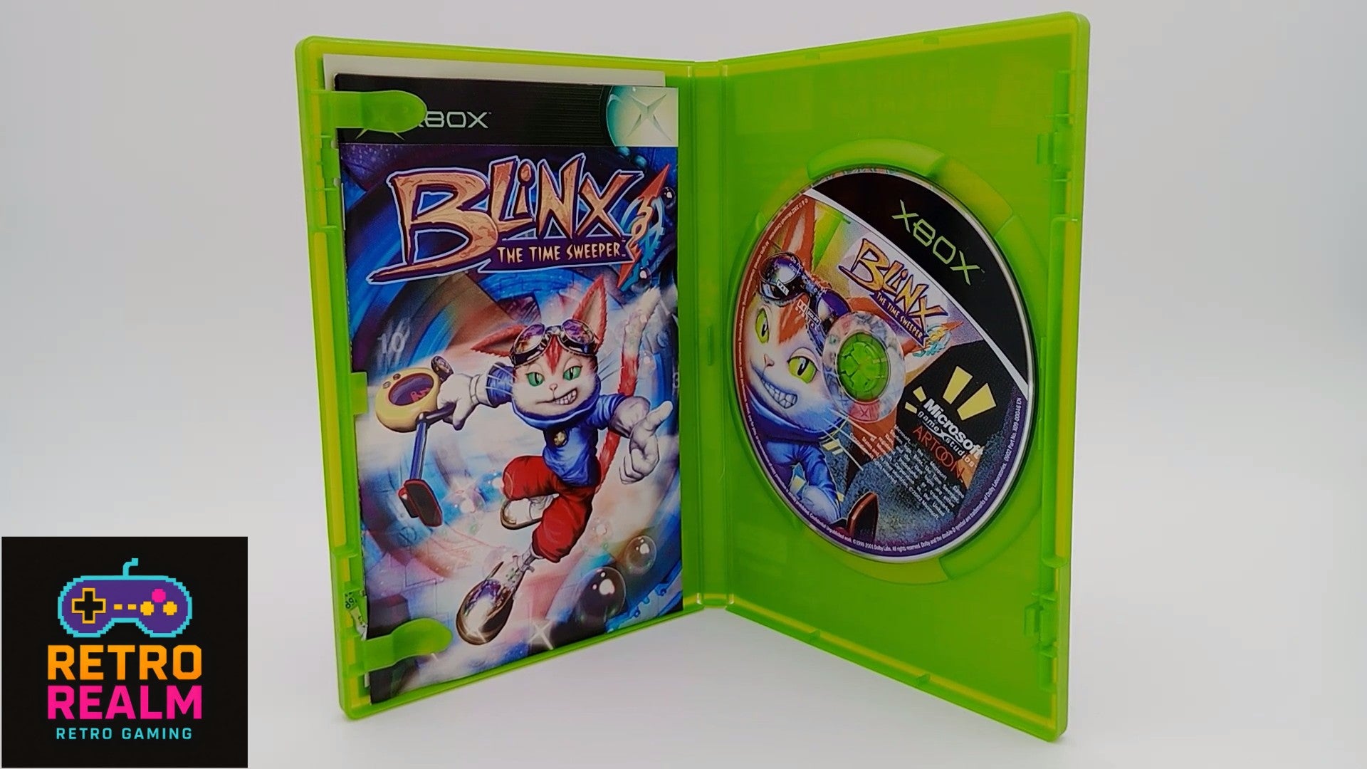 Blinx The Time Sweeper for XBOX PAL CIB with Manual
