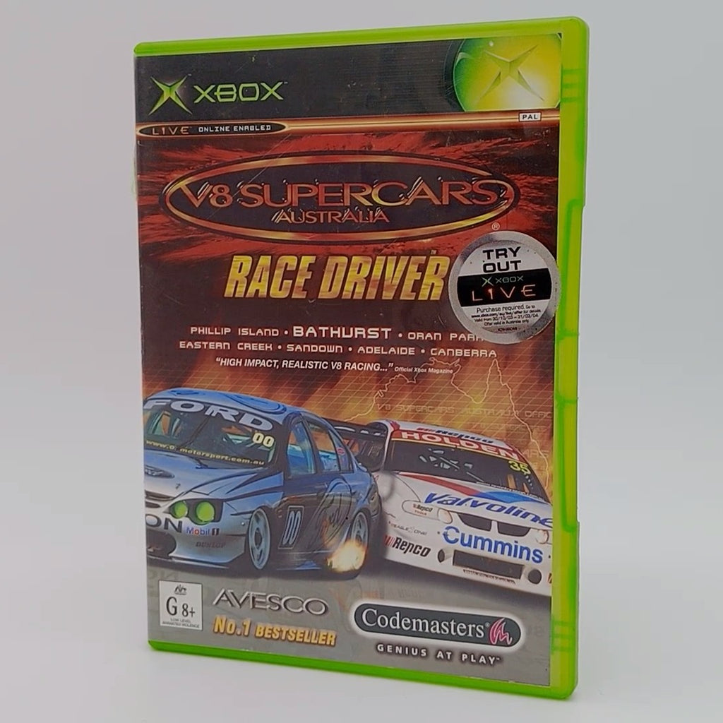 V8 Supercars Australia Race Driver for XBOX PAL no Manual