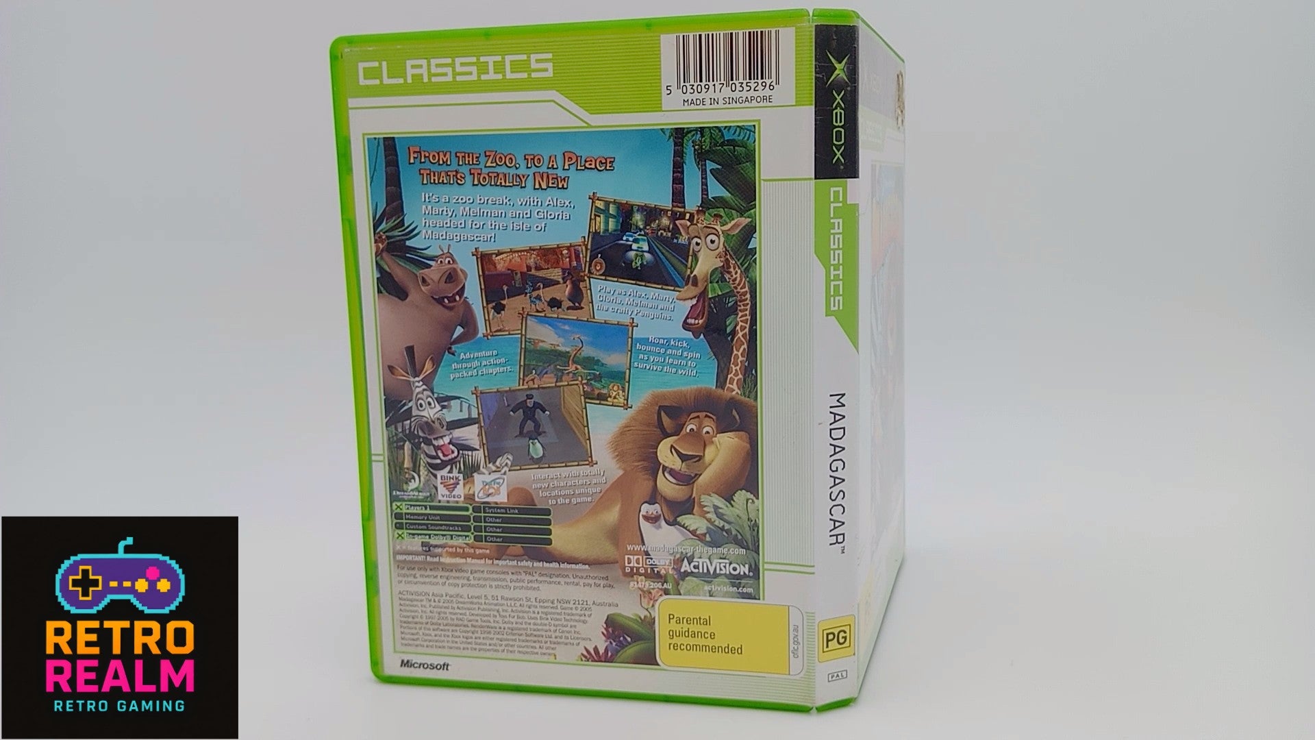 DreamWorks Madagascar for XBOX PAL CIB with Manual