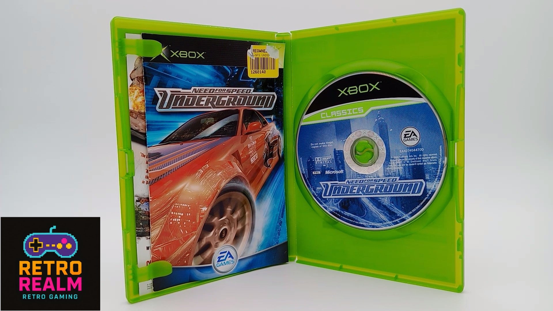 Need For Speed Underground for XBOX PAL CIB with Manual