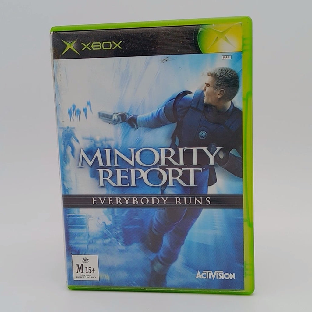 Minority Report Everybody Runs for XBOX PAL CIB with Manual