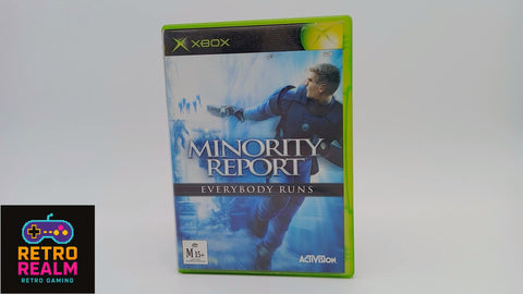 Minority Report Everybody Runs for XBOX PAL CIB with Manual