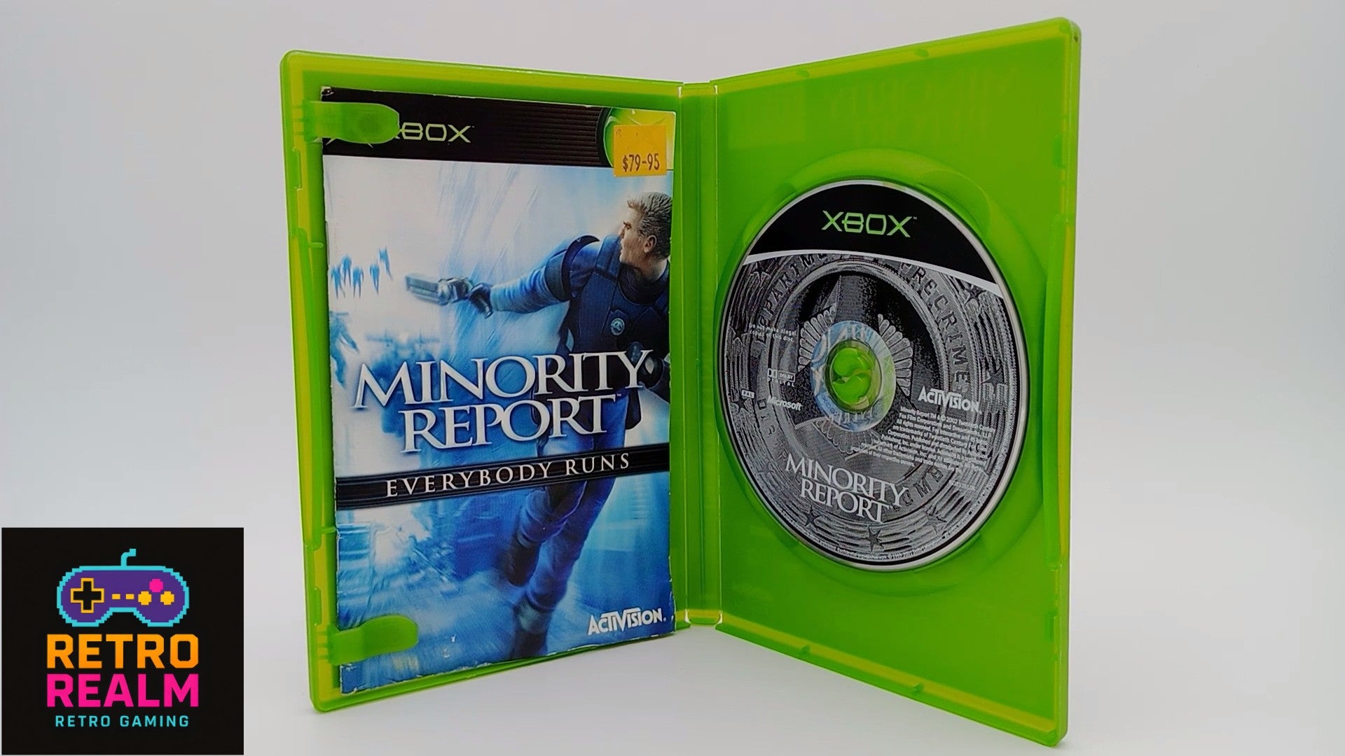 Minority Report Everybody Runs for XBOX PAL CIB with Manual