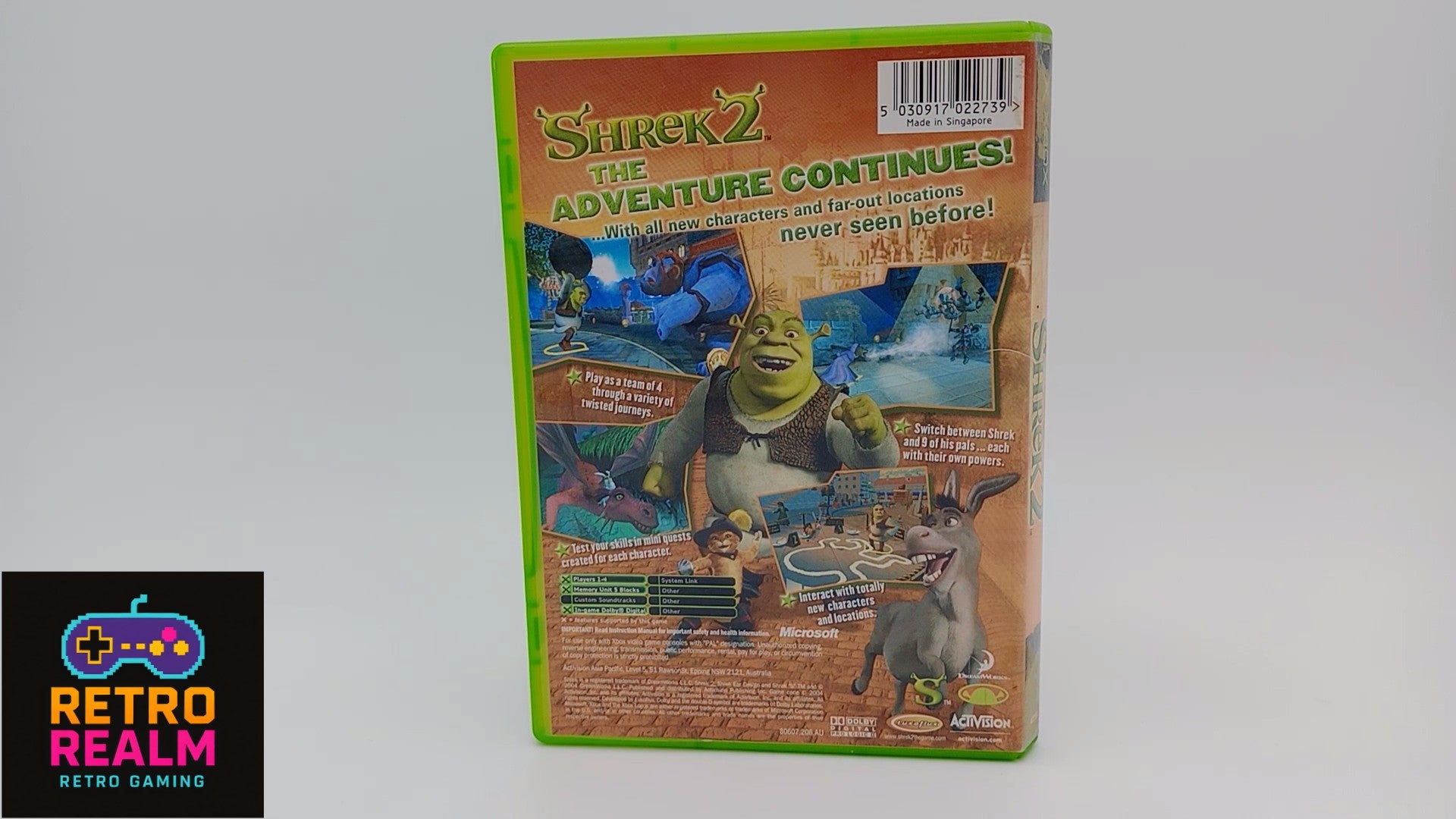 Shrek 2 for XBOX PAL no Manual