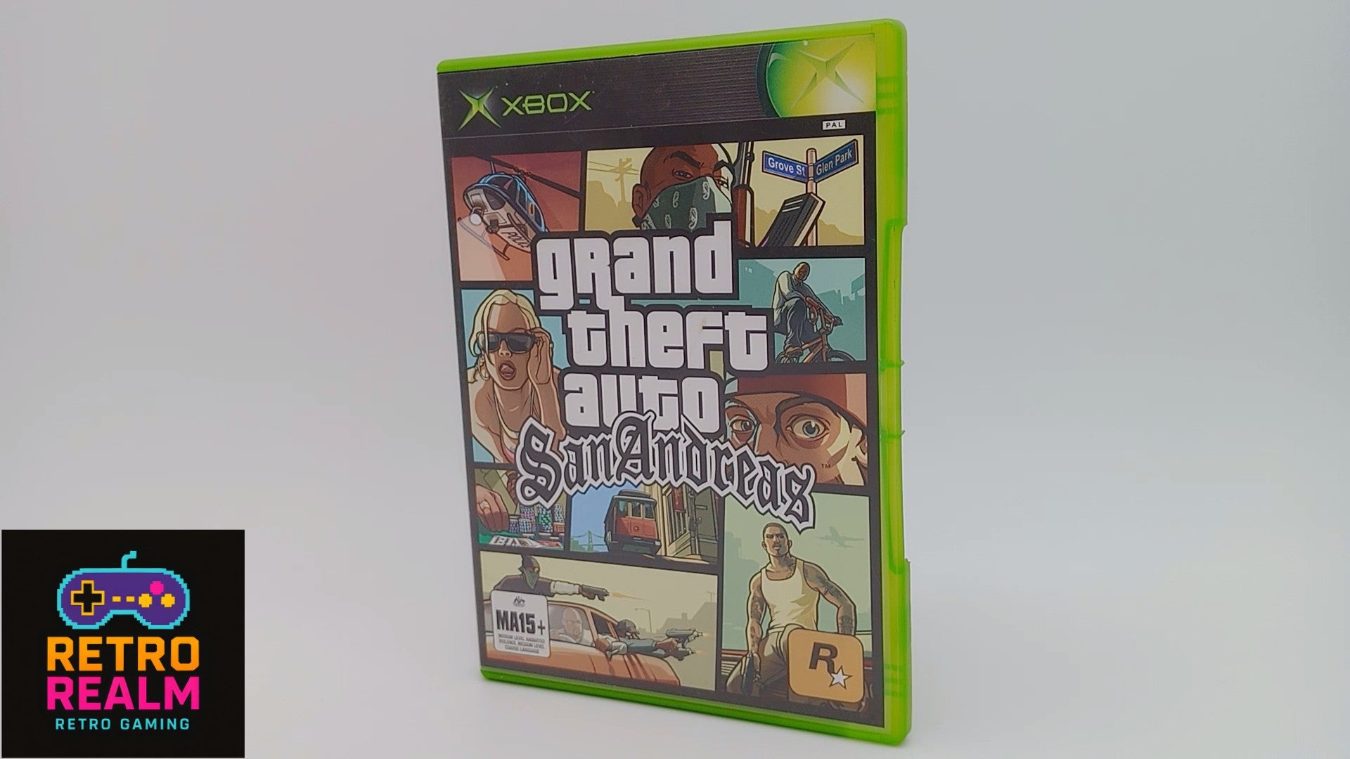 Grand Theft Auto San Andreas for XBOX PAL CIB with Map and Manual