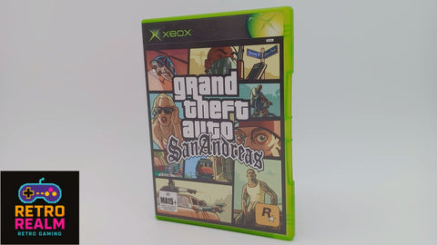 Grand Theft Auto San Andreas for XBOX PAL CIB with Map and Manual
