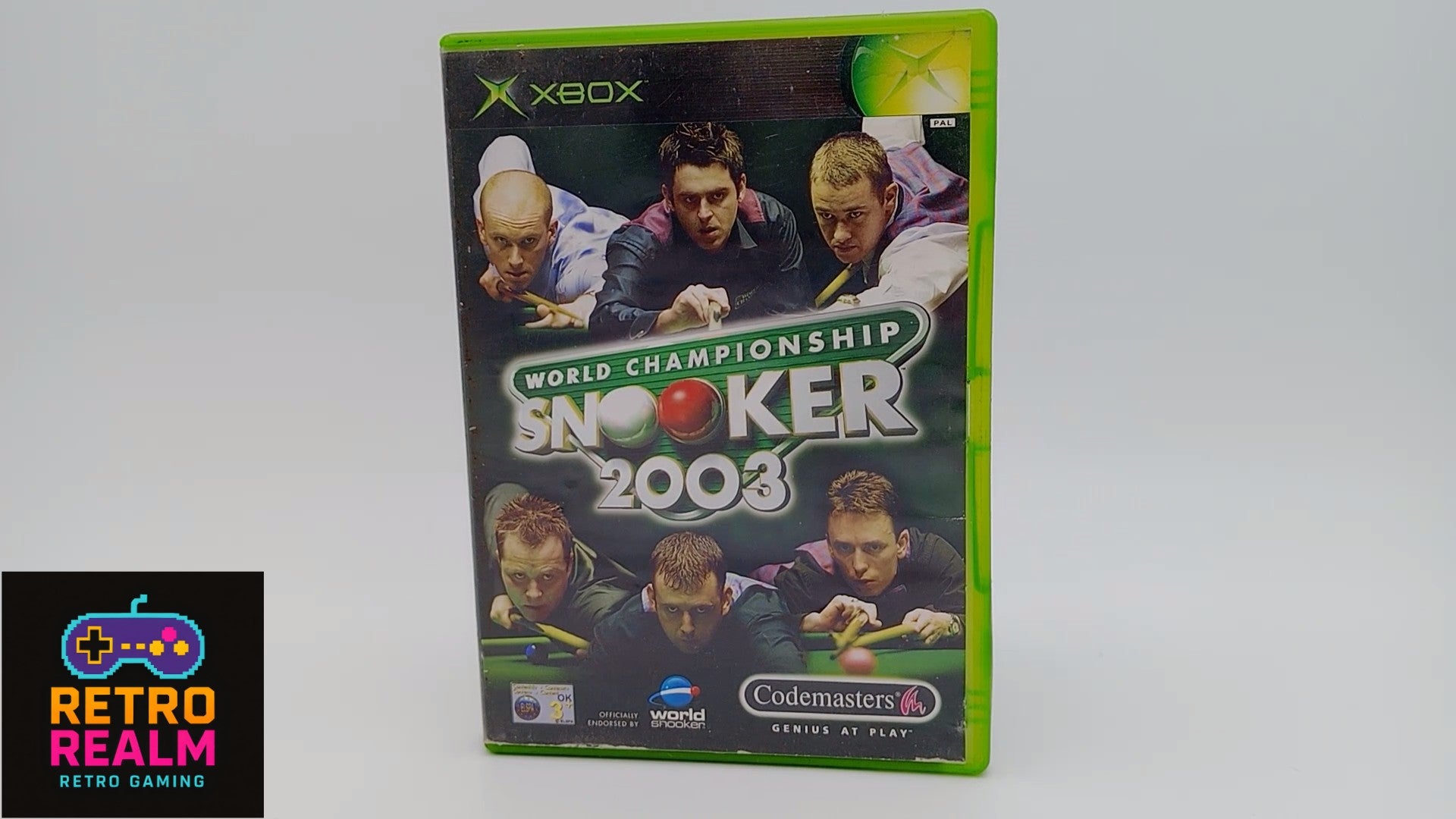 World Championship Snooker 2003 for XBOX PAL some damage to case CID with Manual