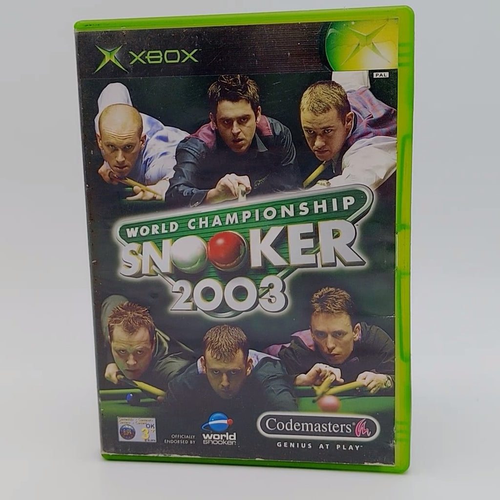 World Championship Snooker 2003 for XBOX PAL some damage to case CID with Manual