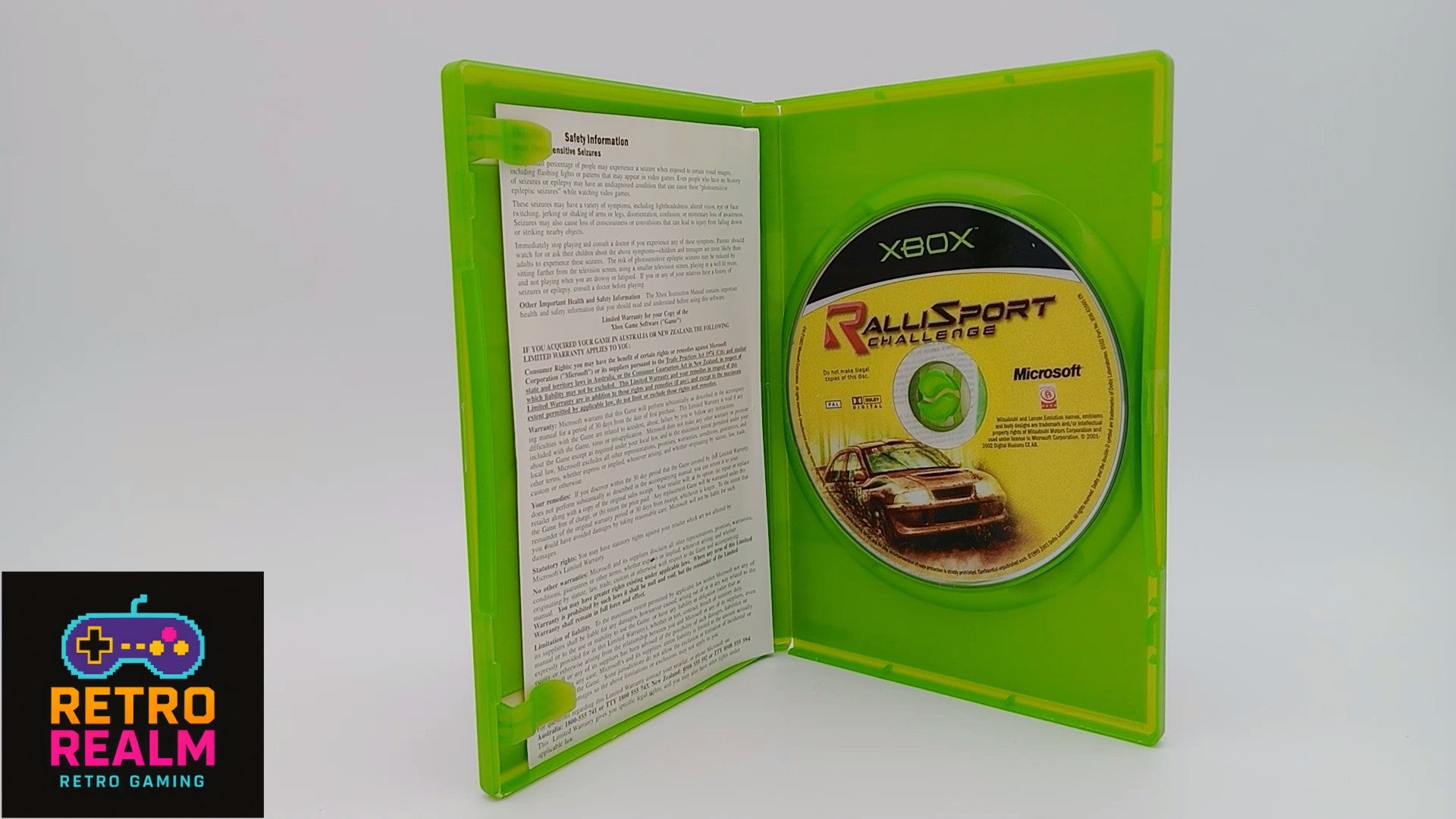 RalliSport Challenge for XBOX PAL no Manual