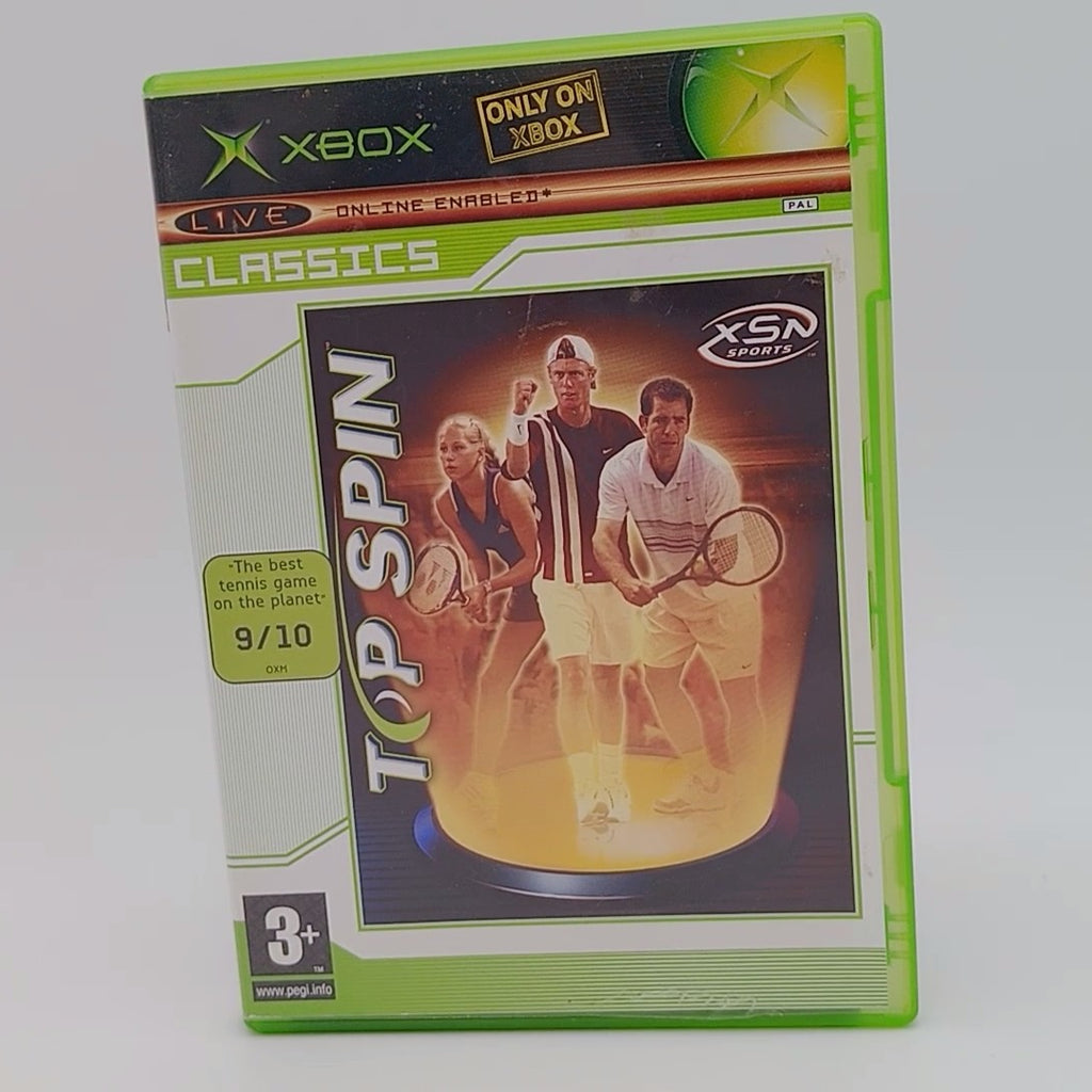 TopSpin Tennis for XBOX PAL some damage to case CID with Manual