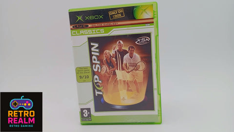 TopSpin Tennis for XBOX PAL some damage to case CID with Manual