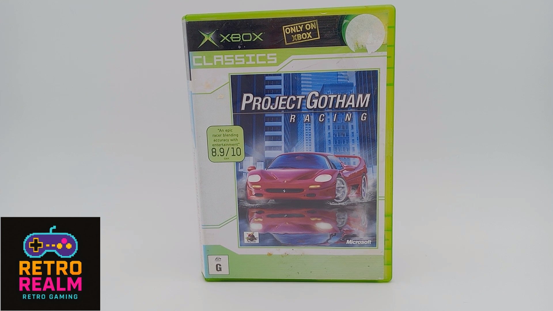 Project Gotham Racing for XBOX PAL CID with Manual