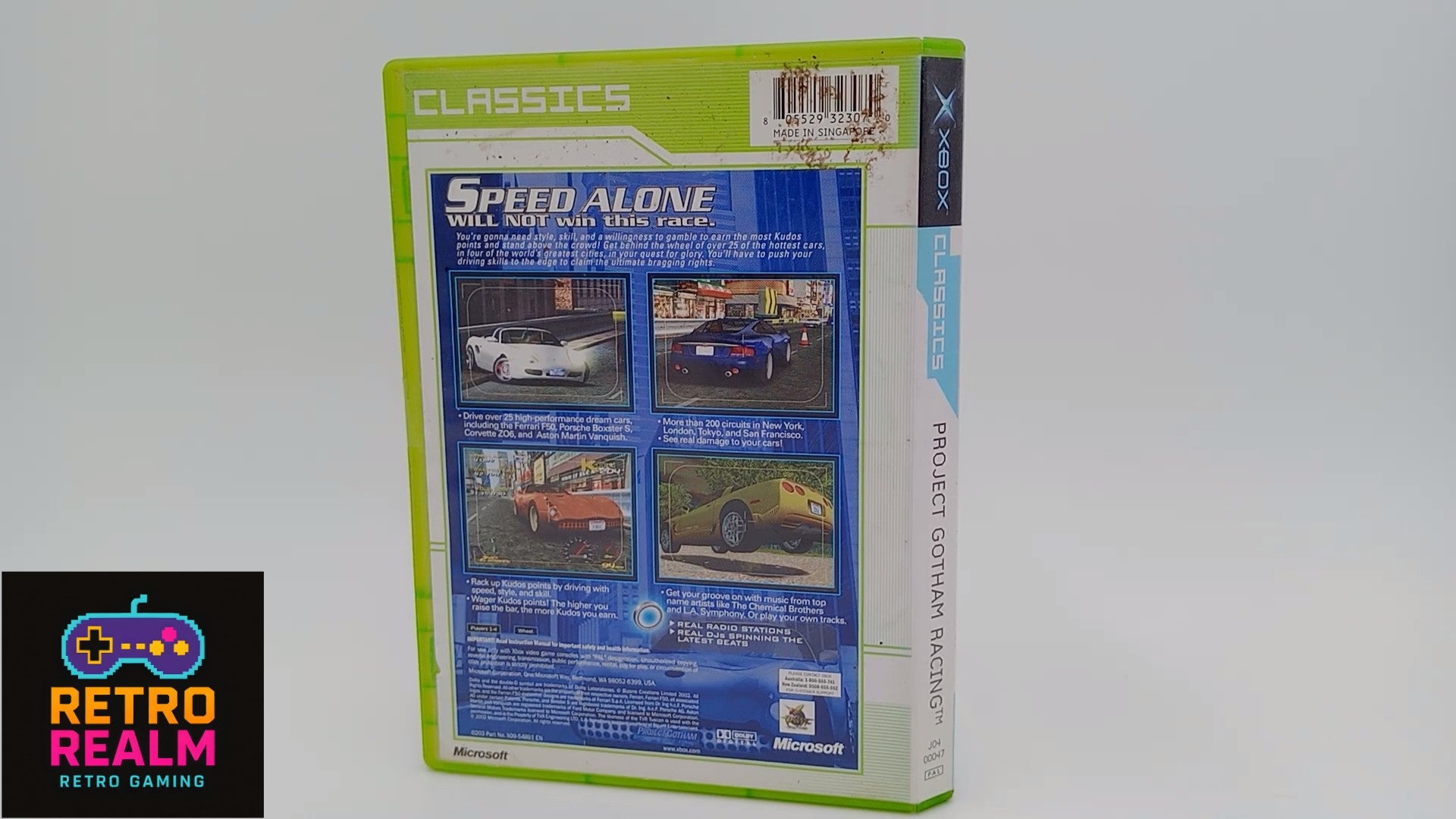 Project Gotham Racing for XBOX PAL CID with Manual