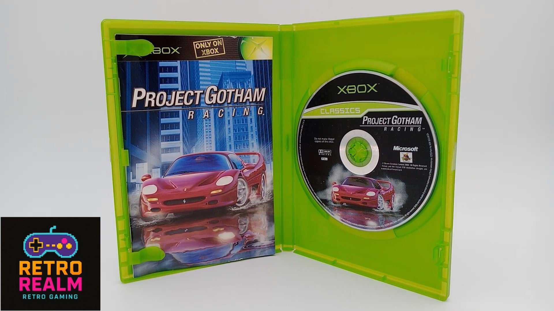 Project Gotham Racing for XBOX PAL CID with Manual