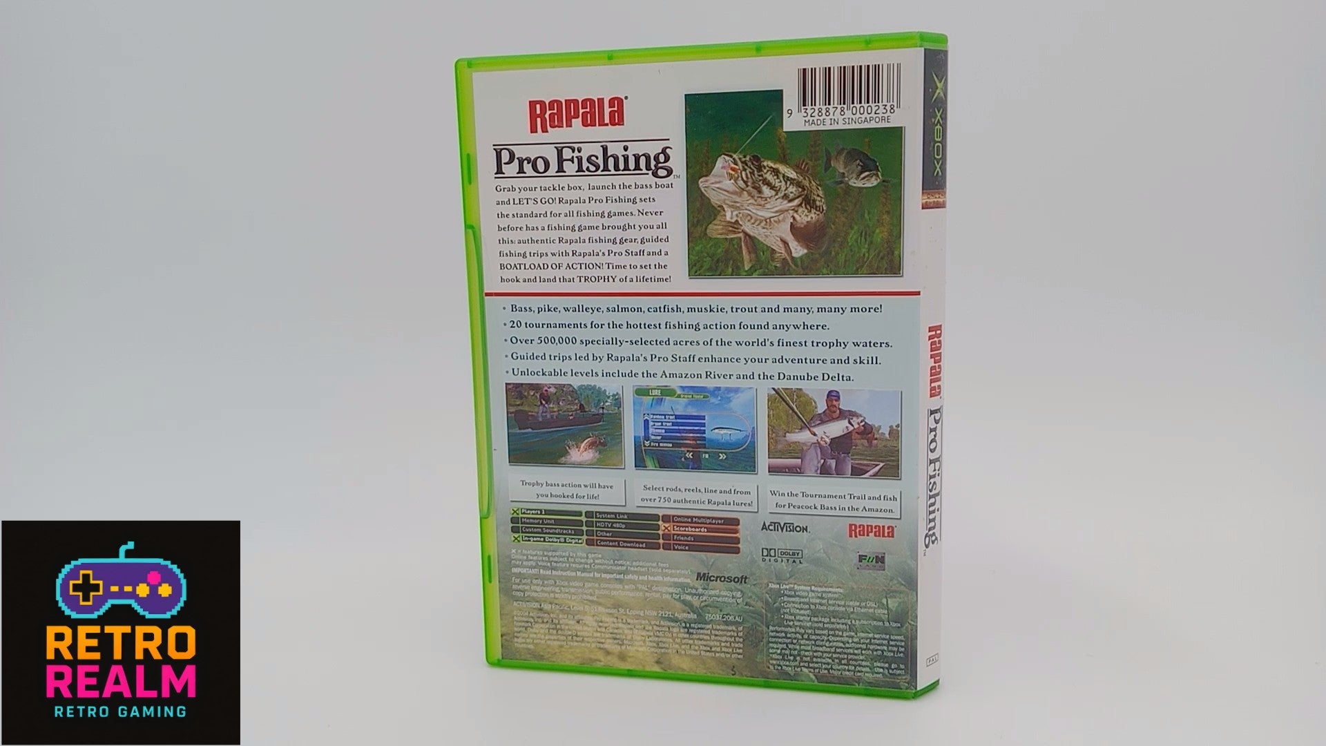 Rapala Pro Fishing for XBOX PAL CID with Manual