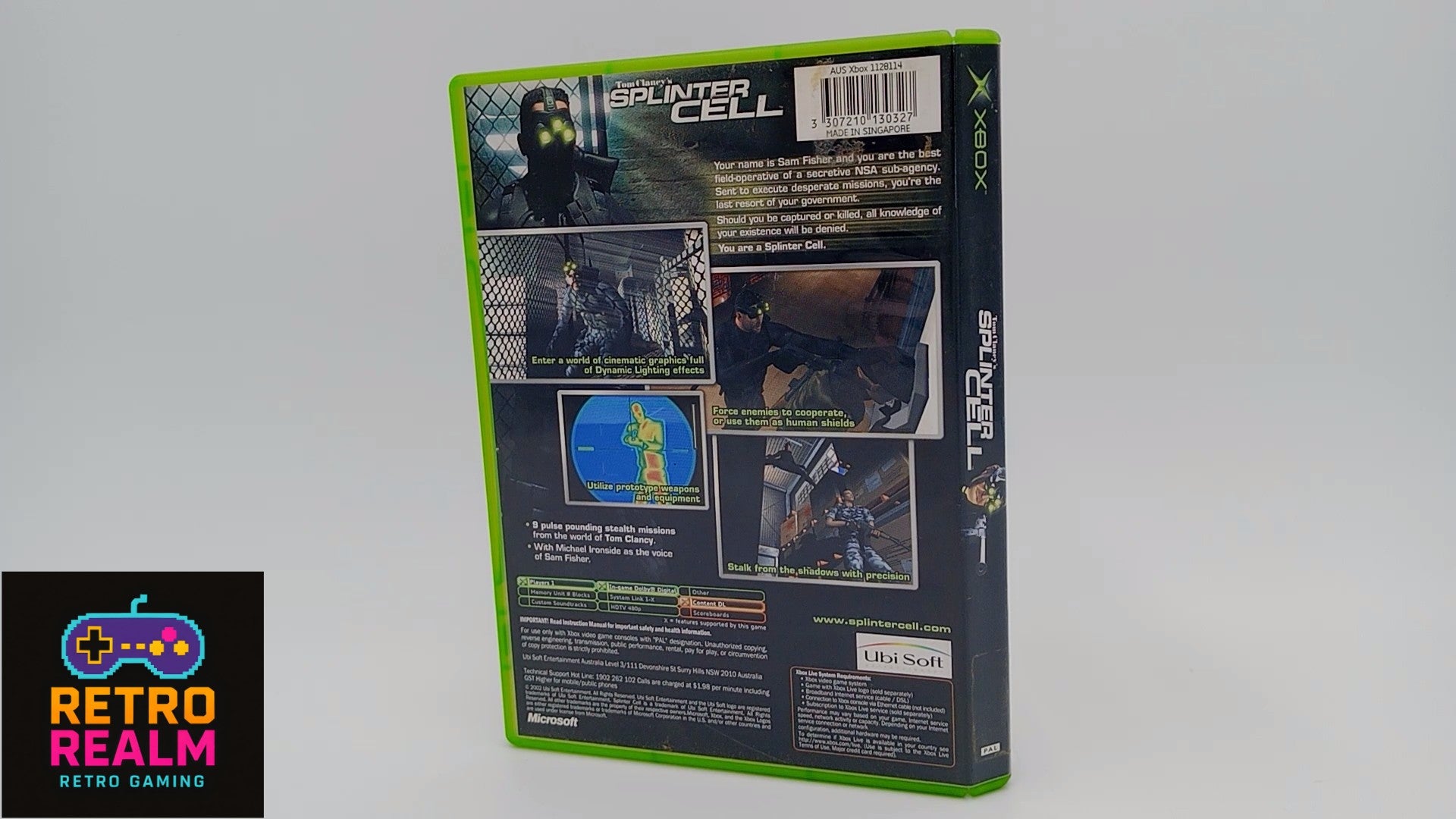 Tom Clancy's Splinter Cell for XBOX PAL CID with Manual