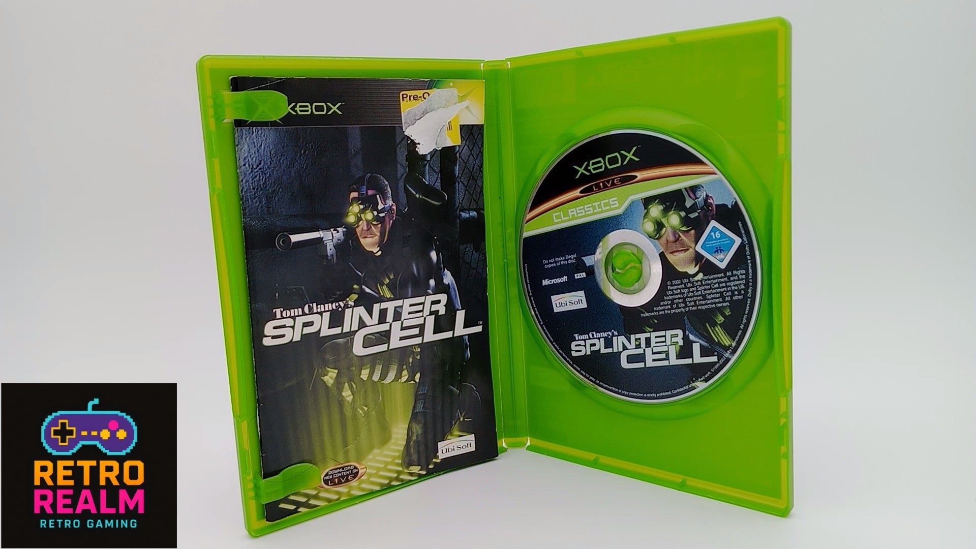 Tom Clancy's Splinter Cell for XBOX PAL CID with Manual