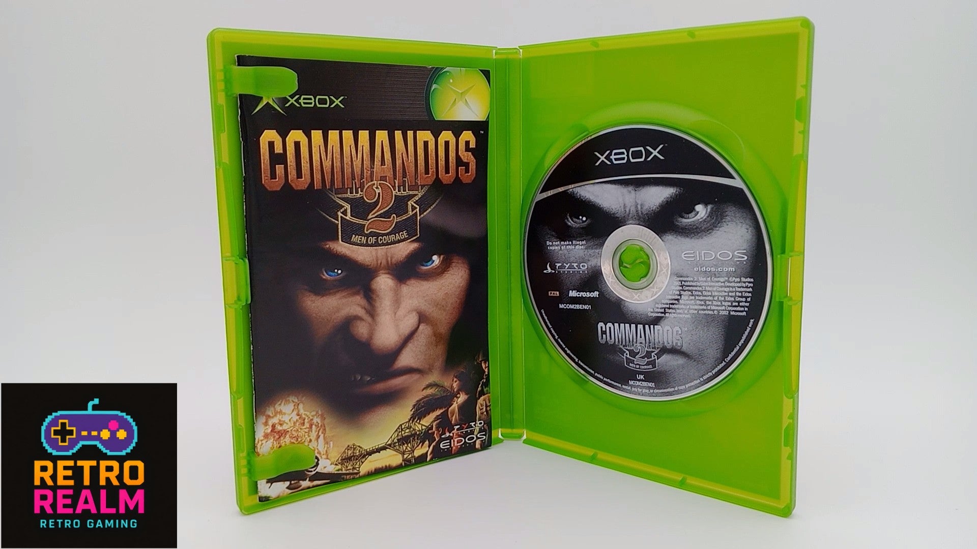 Commandos 2: Men Of Courage for XBOX PAL CID with Manual